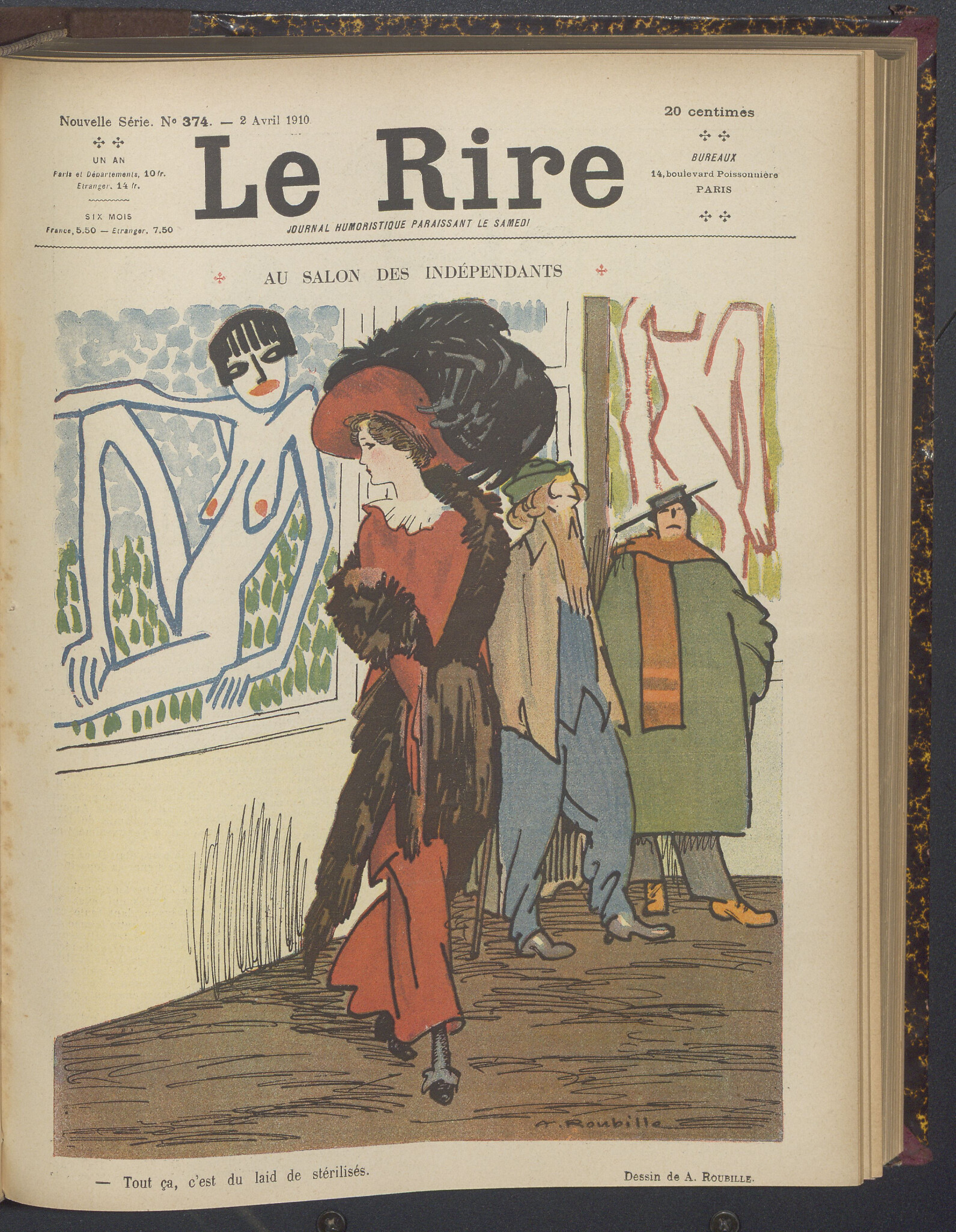 copertina di Jean Baptiste Auguste Roubille