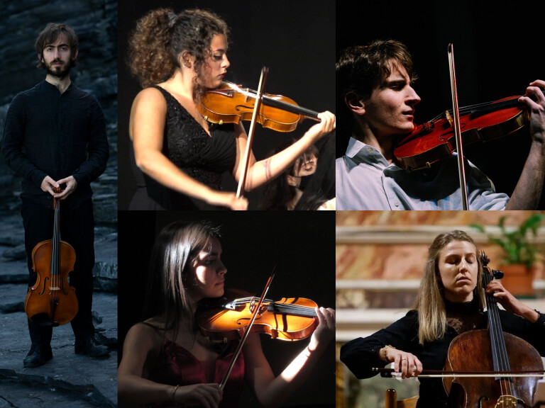 copertina di Un viaggio attraverso le musiche di Vivaldi, Corelli, Piazzolla