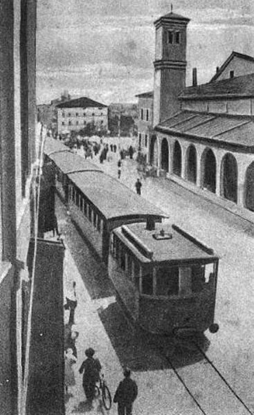 Il tram a vapore a San Lazzaro di Savena (BO)