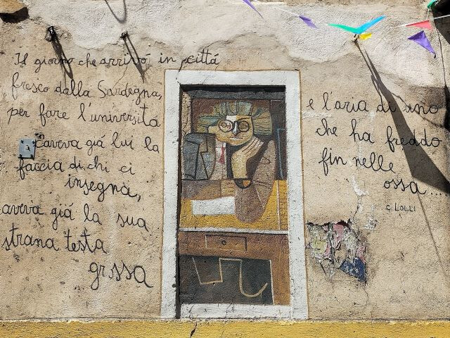 Murale dedicato ad Antonio Gramsci