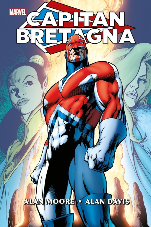 cover of Alan Moore, Alan Davis, Capitan Bretagna, Modena, Panini Comics, 2017