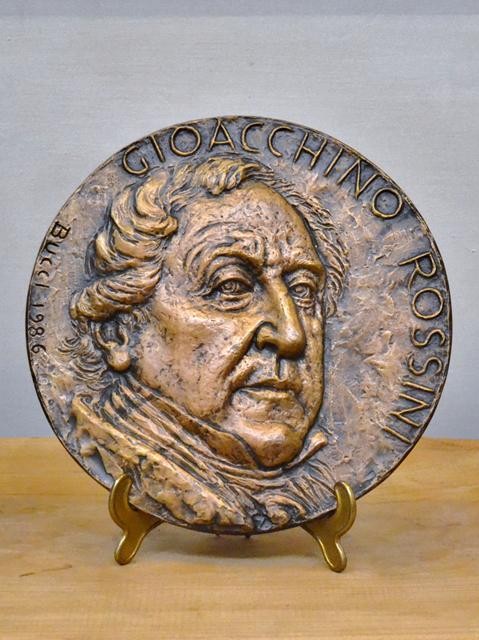 Medaglia commemorativa di G. Rossini 
