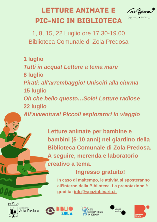 copertina di Letture animate in biblioteca per bambini e bambine 