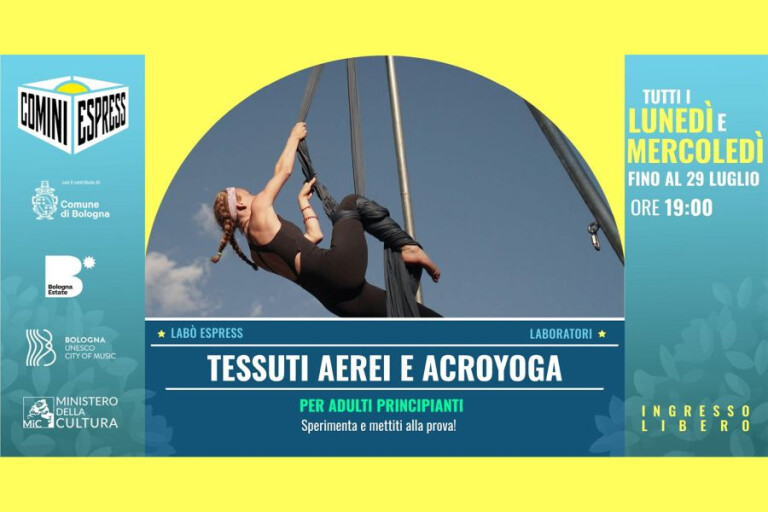 copertina di Labò Espress | Laboratorio di tessuti aerei e Acroyoga