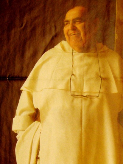 Padre Casali in un manifesto commemorativo