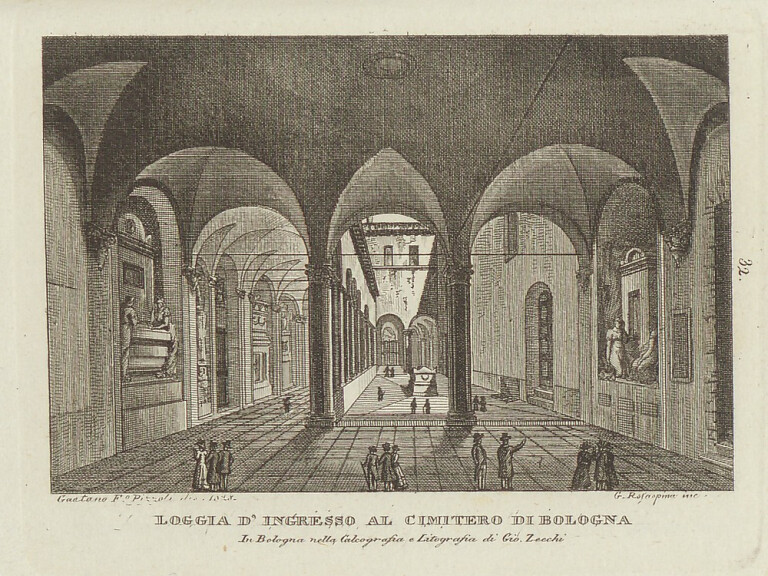 immagine di Loggia di ingresso al Cimitero di Bologna