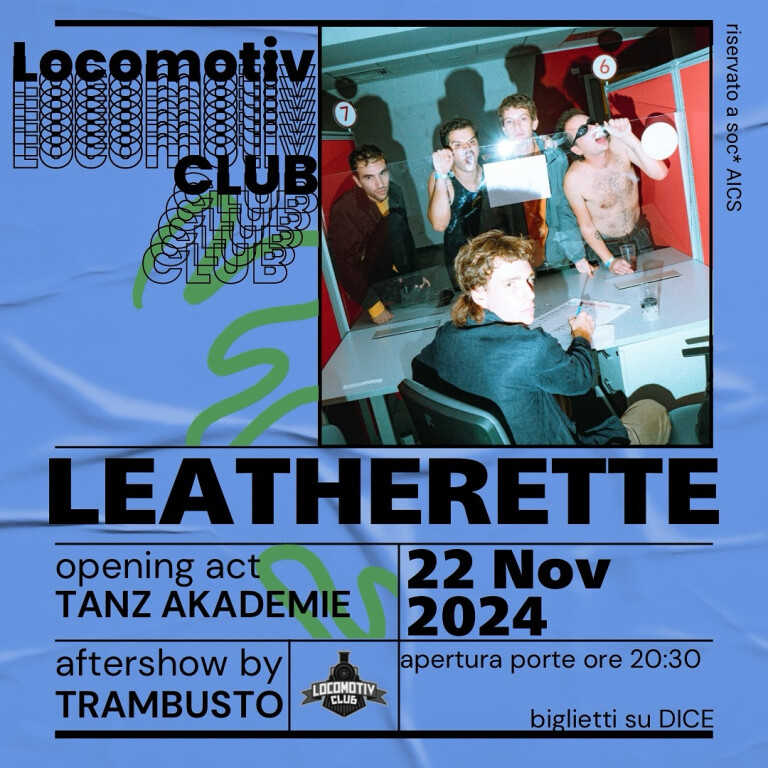 image of LEATHERETTE | opening act: TANZ AKADEMIE