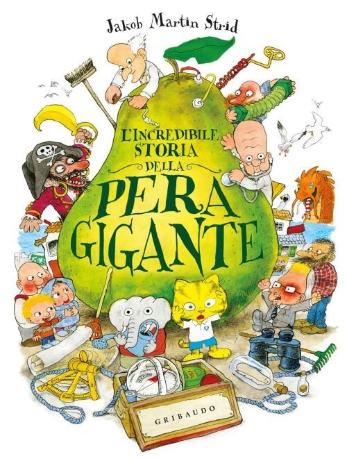 copertina di L'incredibile storia della Pera gigante
Jakkob Martin Strid, Gribaudo, 2018 
dai 6 anni (letto da un adulto)

