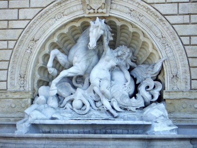 La fontana della Sirena al Pincio detta "la moglie del Gigante"