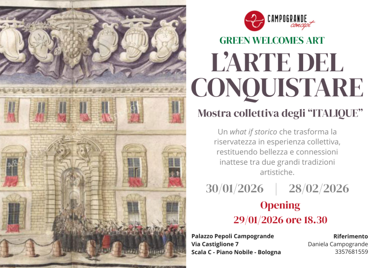 immagine di Green Welcomes Art : L'Arte del conquistare 
