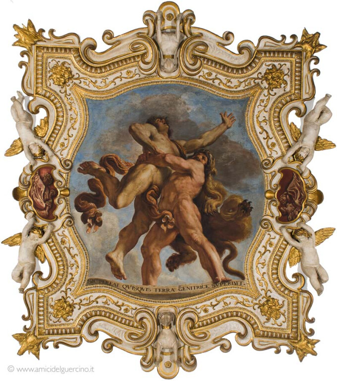 immagine di Guercino svelato.  Ercole e Anteo in Palazzo Talon Sampieri 