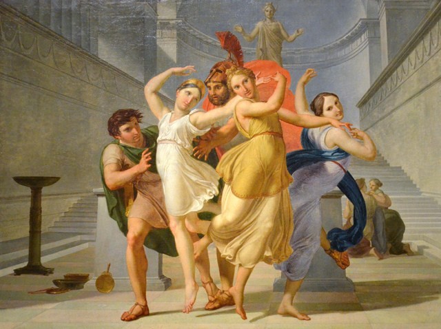 Teseo e Piritoo rapiscono Elena