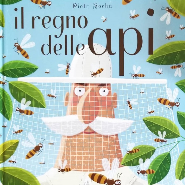 copertina di Le api, gli insetti impollinatori e la biodiversità mini corso per imparare la natura con gli albi non-fiction