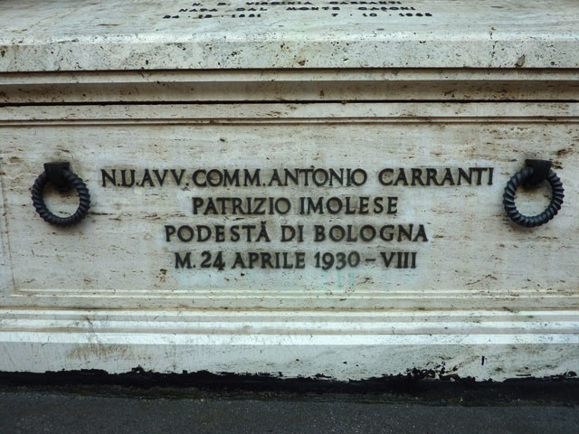 Tomba di Antonio Carranti 