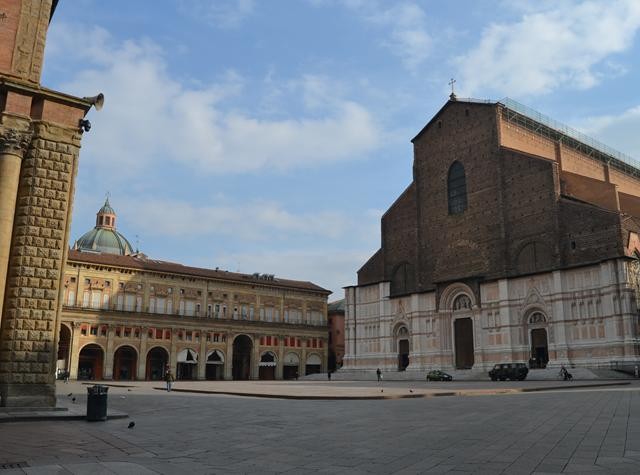 Bologna - piazza Maggiore - 12 marzo 2020 - ore 15