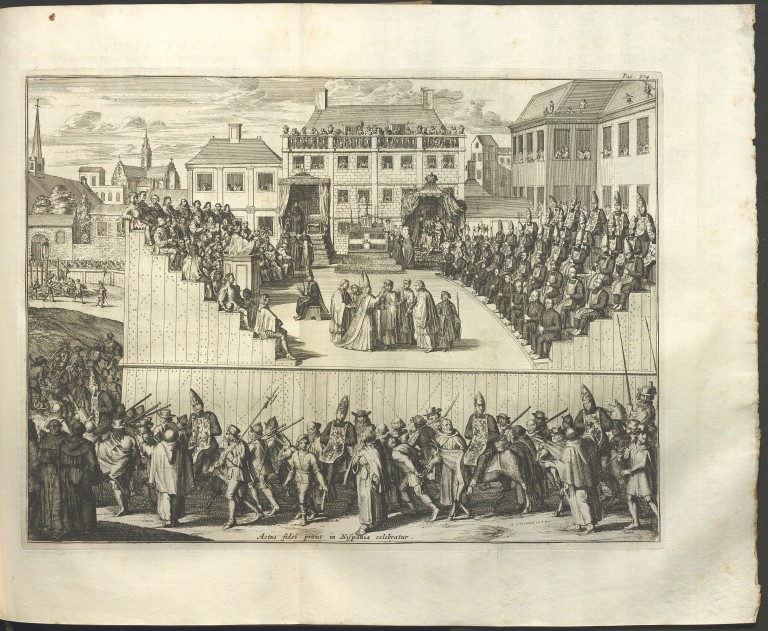 copertina di Philippus van Limborch, Historia inquisitionis (1692)