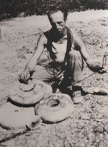 Lo sminatore Mario Duttili