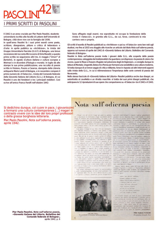Mostra Pasolini '42