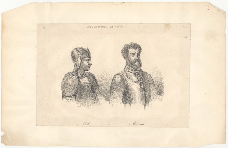 Ritratti di Cristobal de Olid e Pedro de Alvarado