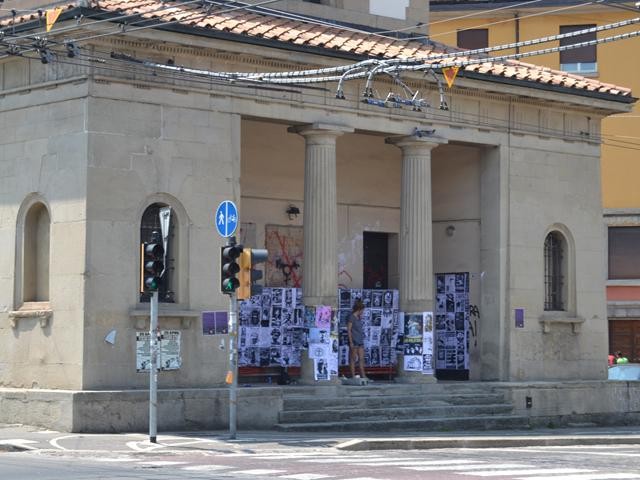 Esposizione di manifesti dei centri sociali Atlantide e XM24 - Cassero di Porta Santo Stefano (BO) - giugno-luglio 2019
