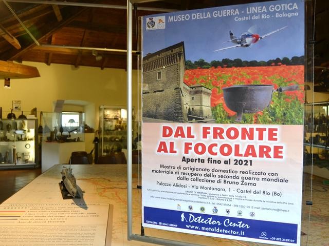 Mostra "Dal fronte al focolare" - Museo della guerra - Linea Gotica - Castel del Rio (BO) - 2017-2021
