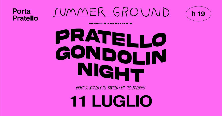 copertina di Pratello Gondolin Night  + Torneo di Scacchi