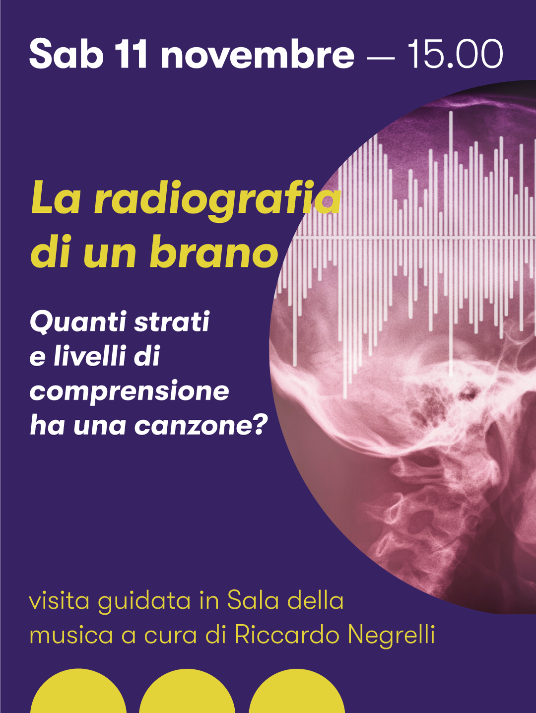 copertina di La radiografia di un brano