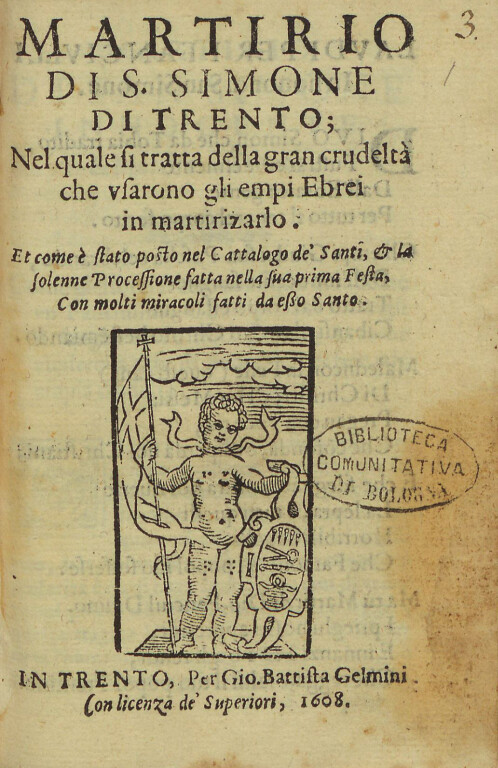 immagine di Martirio di S. Simone di Trento (1608)