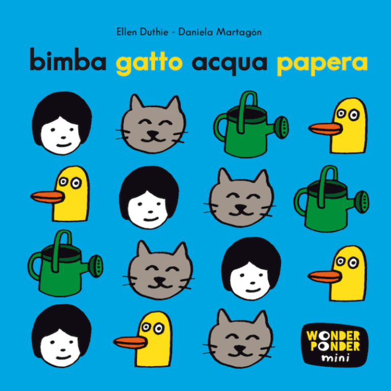 copertina di Bimba gatto acqua papera