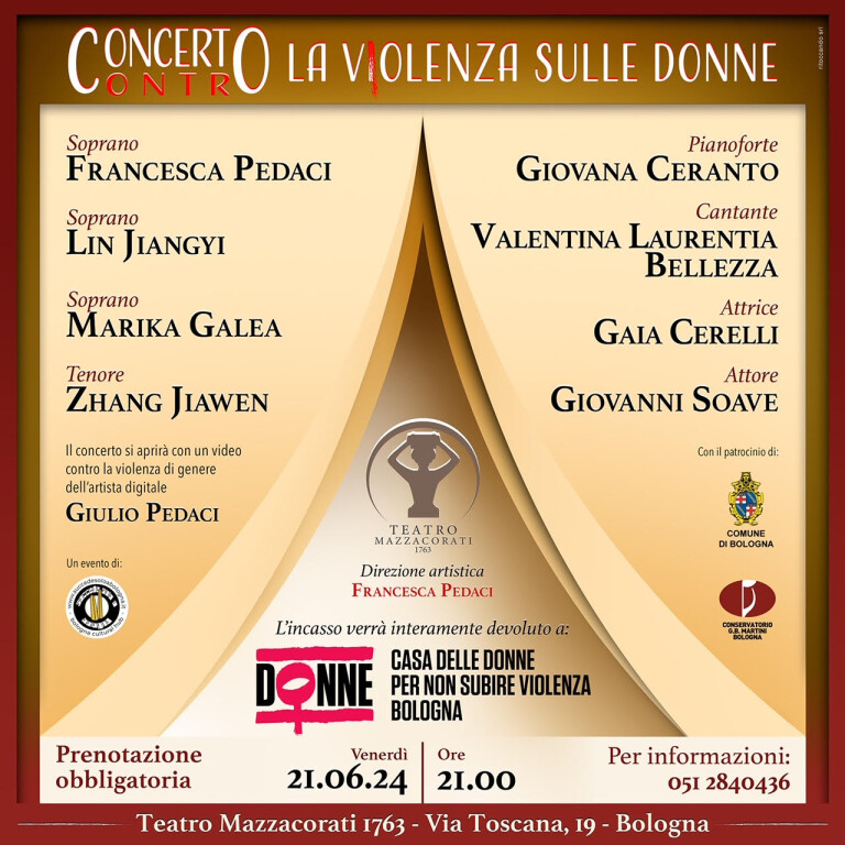 copertina di Concerto contro la violenza sulle donne