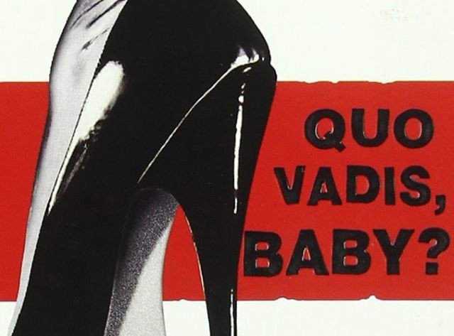 Copertina del romanzo "Quo Vadis, baby?"