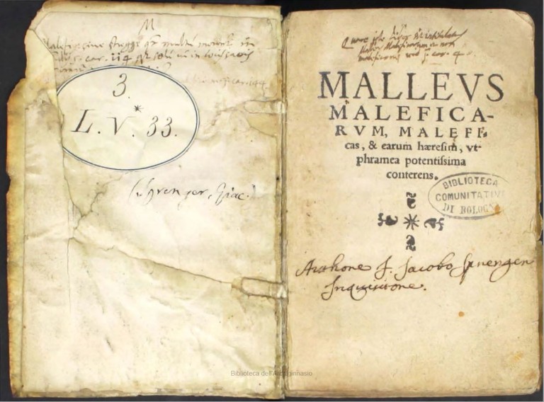 copertina di Jakob Sprenger e Heinrich Krämer, Malleus maleficarum (1520)