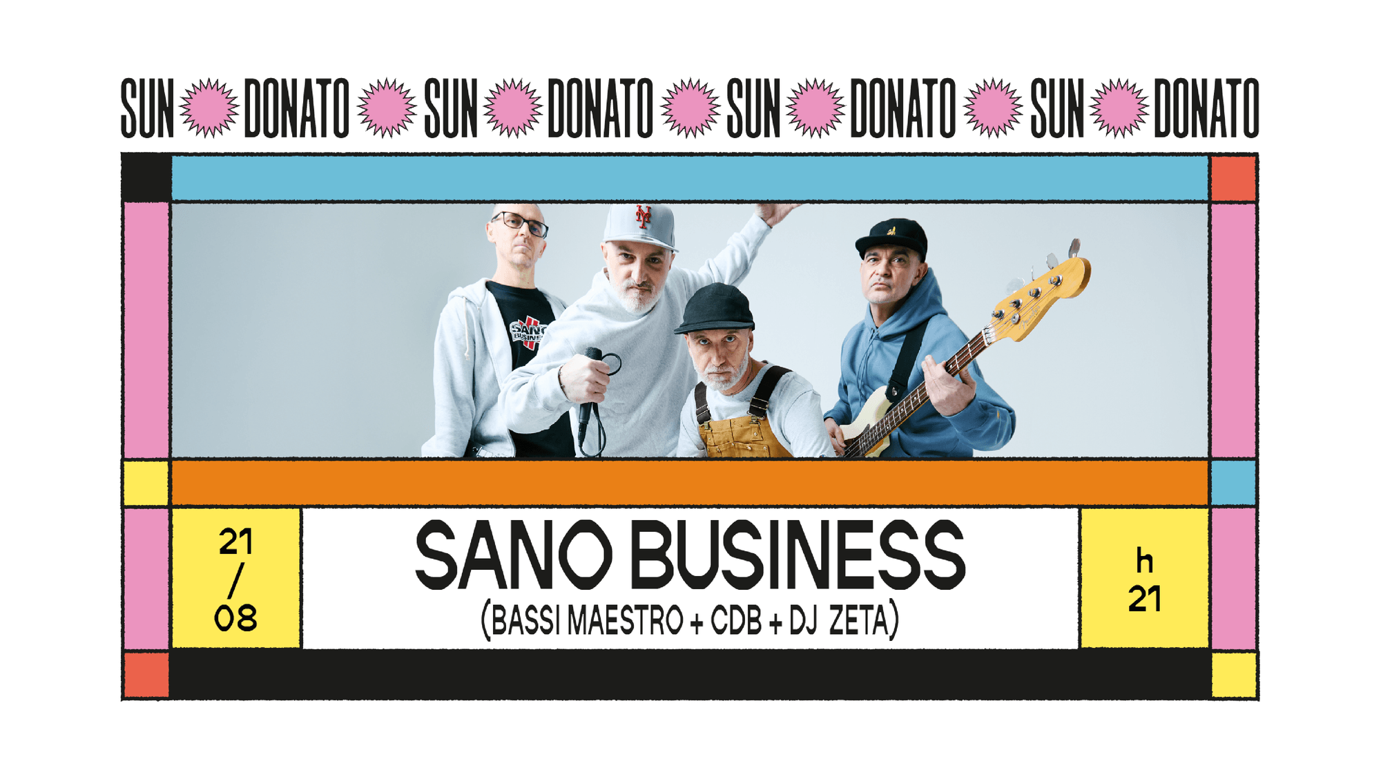 SANO BUSINESS LIVE BASSI MAESTRO + CDB + DJ ZETA