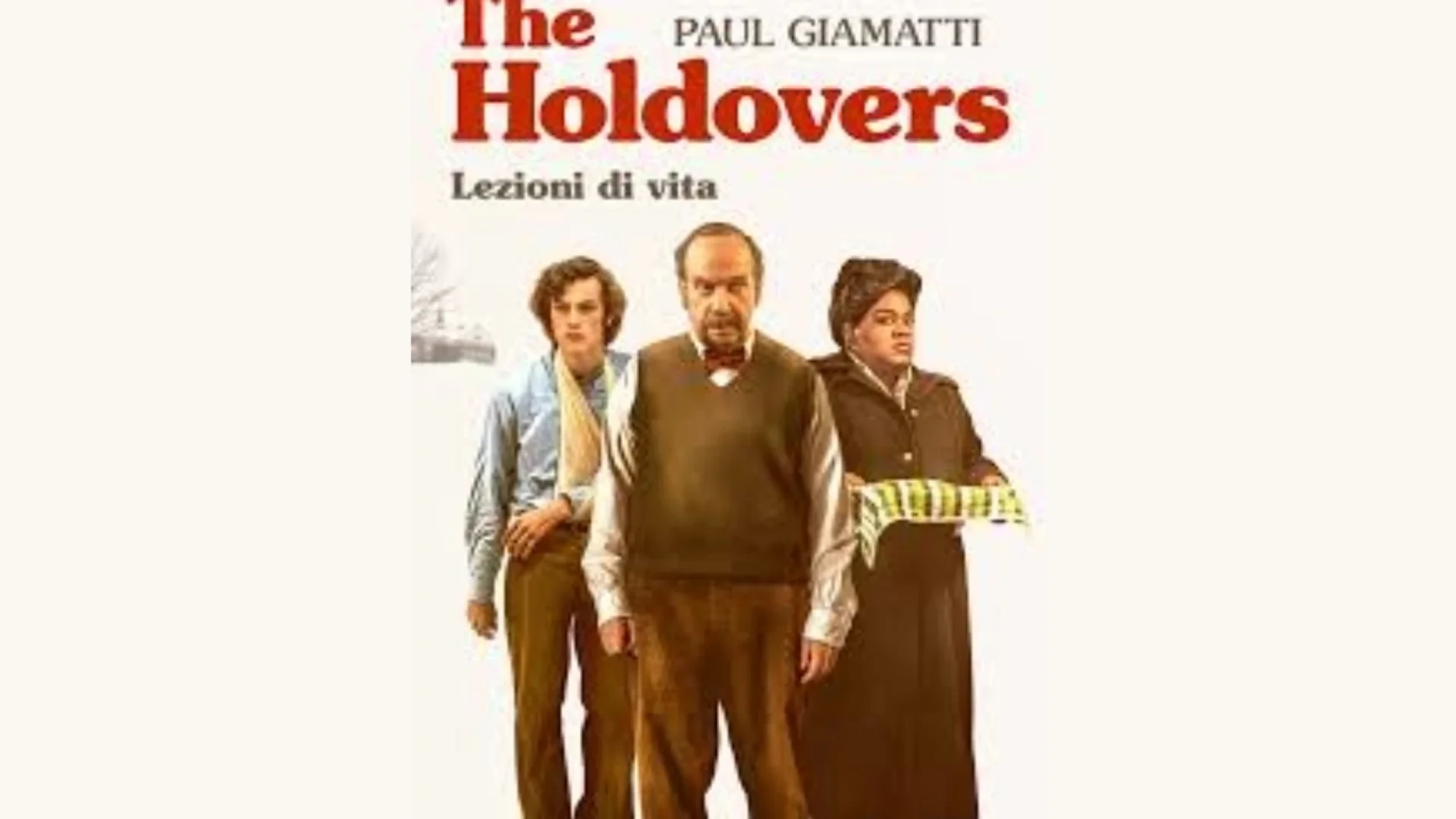 copertina di The Holdovers – Lezioni di vita