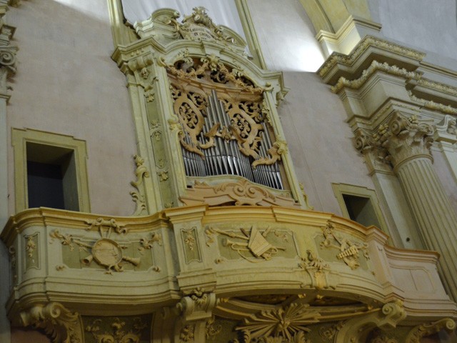Una delle cantorie dell'Oratorio di S. Filippo Neri (BO) dopo il restauro
