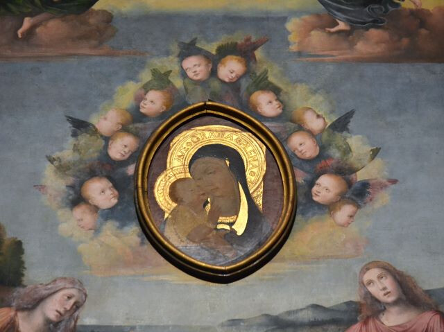 Copia della tavola con la Madonna del Divino Amore