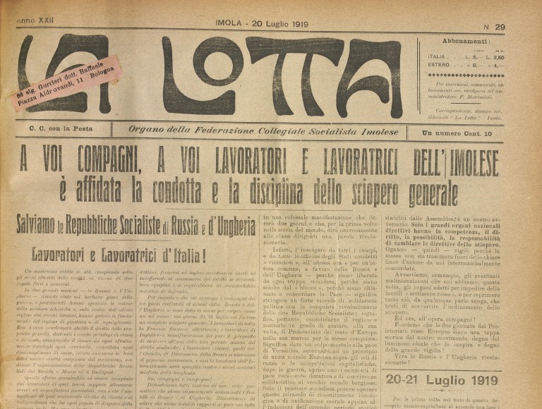 image of Imola, «La lotta» (20 luglio 1919)