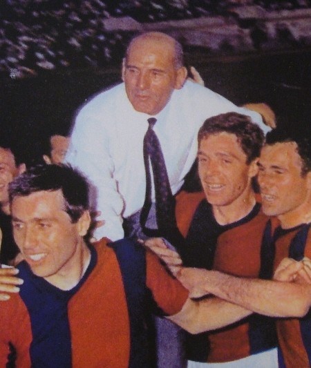 Fulvio Bernardini l'allenatore del trionfo del 1964 - Centenario del Bologna FC - Esposizione a Villa delle Rose - 2009