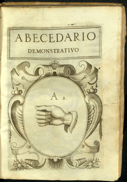 image de Juan Pablo Bonet, Reduction de las letras y arte para enseñar a ablar los mudos (1620)