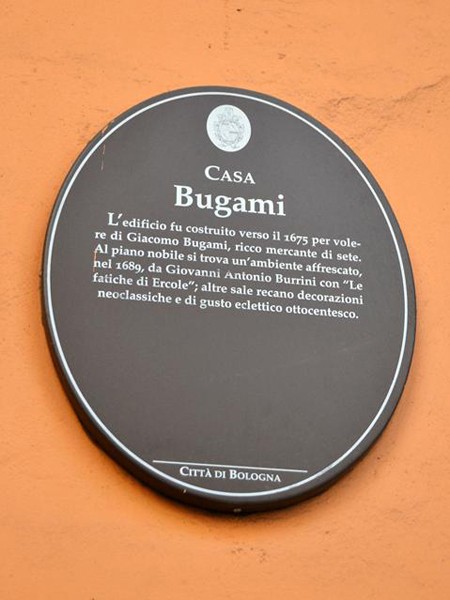 Casa Bugami - cartiglio