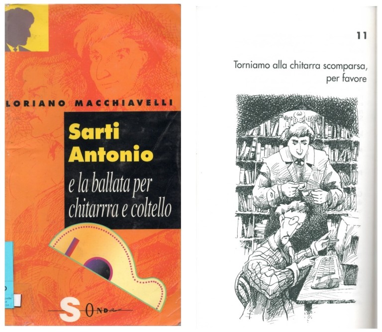 image of Loriano Macchiavelli - Roberto Morelli, Sarti Antonio e la ballata per chitarra e coltello (1994)