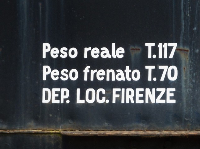 Treno della Porrettana in deposito a Pistoia 