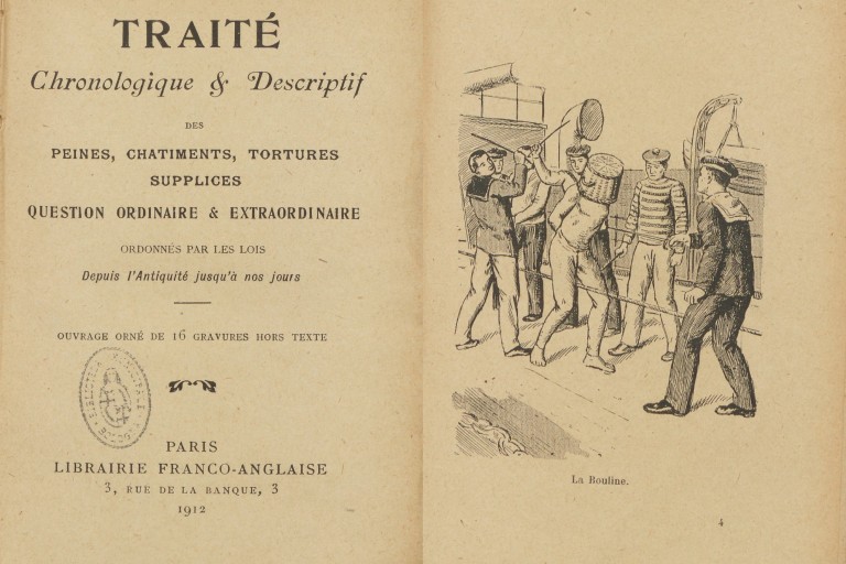 image of Traité ... des peines, chatiments, tortures (1912)