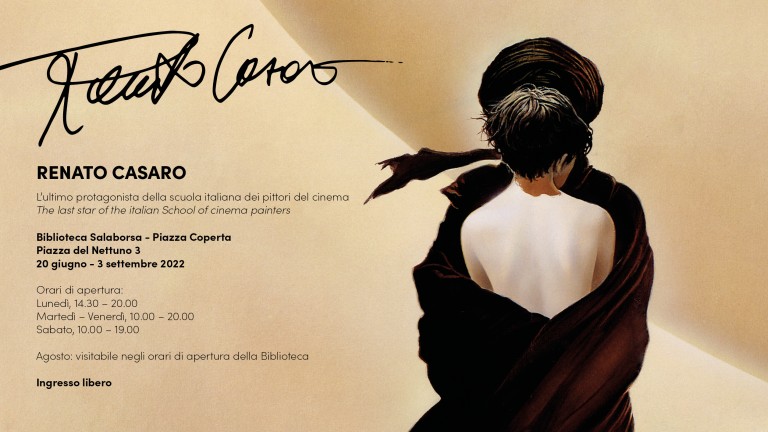 copertina di RENATO CASARO. L’ULTIMO PROTAGONISTA DELLA SCUOLA ITALIANA DEI PITTORI DEL CINEMA