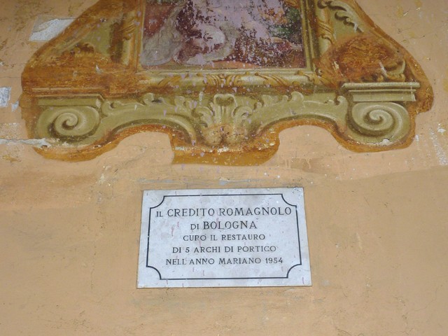 Restauro del portico di San Luca 