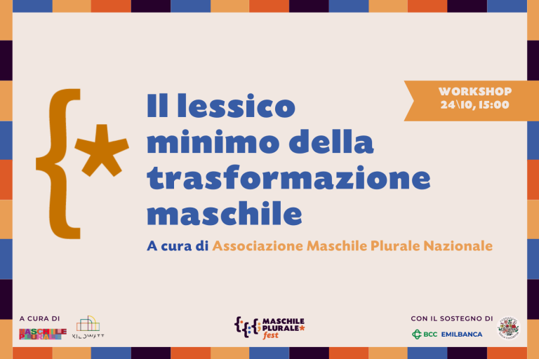 immagine di Il lessico minimo della trasformazione maschile
