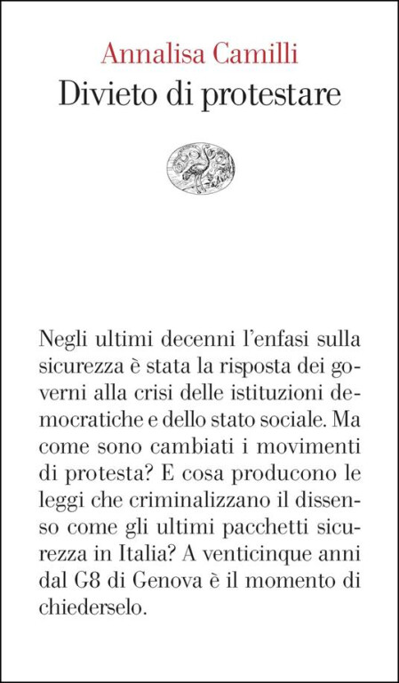 copertina di Divieto di protestare