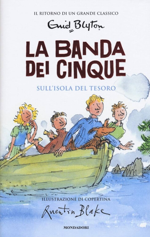 copertina di Sull’isola del tesoro. La banda dei cinque