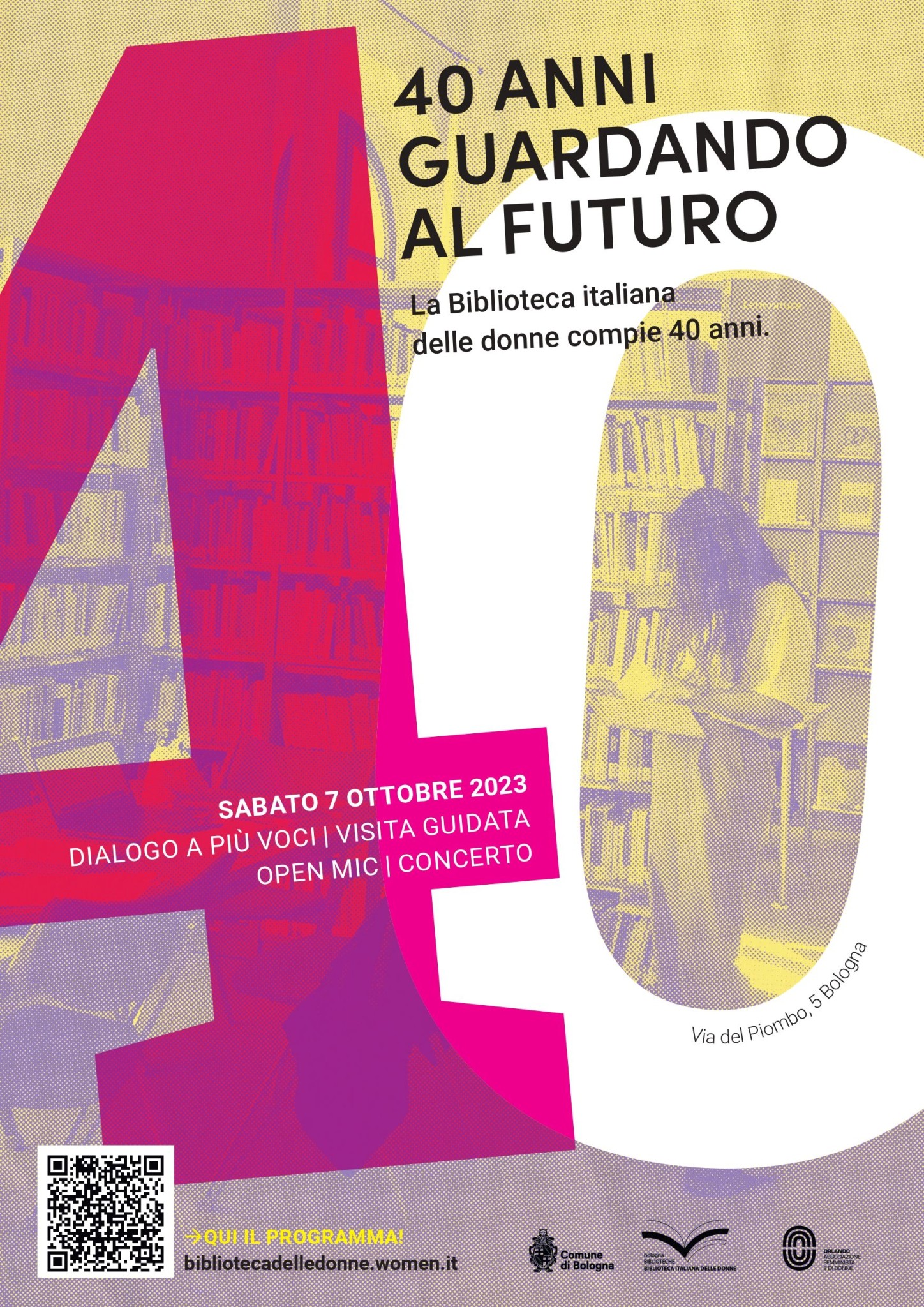 copertina di La Biblioteca Italiana delle Donne di Bologna compie 40 anni