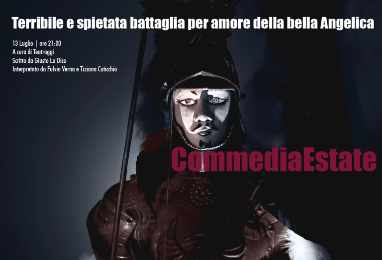 copertina di Terribile e spietata battaglia per amore della bella Angelica
